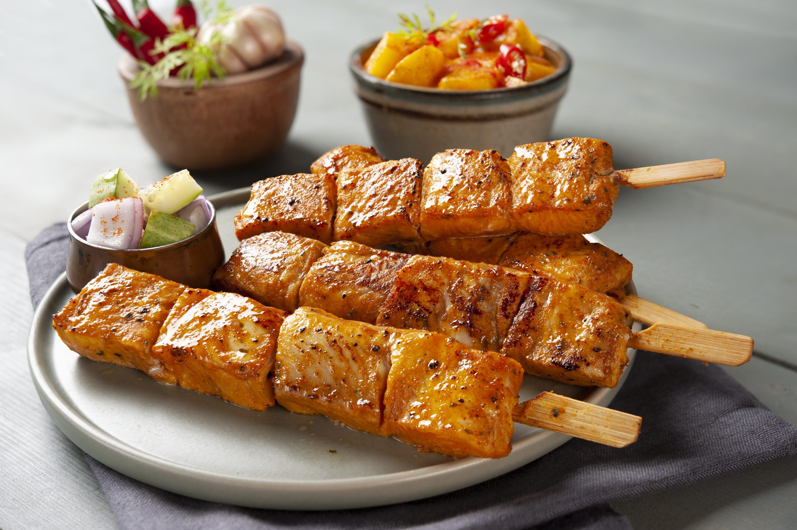 30 TIKKA MARINATED FISH SKEWER